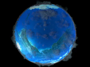 platte aarde 3D Model