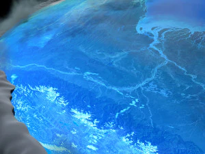 platte aarde 3D Model