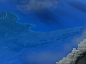 platte aarde 3D Model