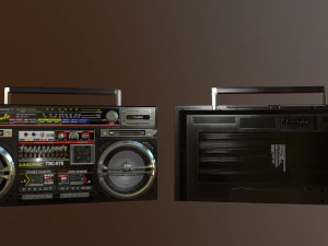 lasonic trc-975 boombox low-poly 3D Model