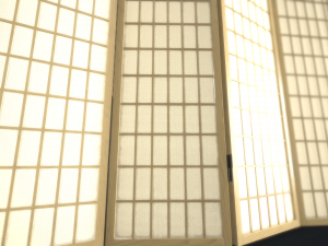room divider screens set 3D Model