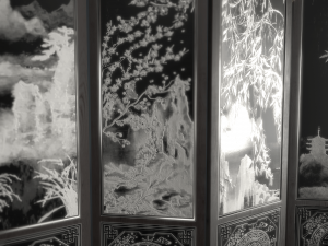 room divider screens set 3D Model
