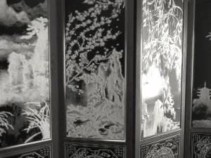 room divider screens set 3D Model