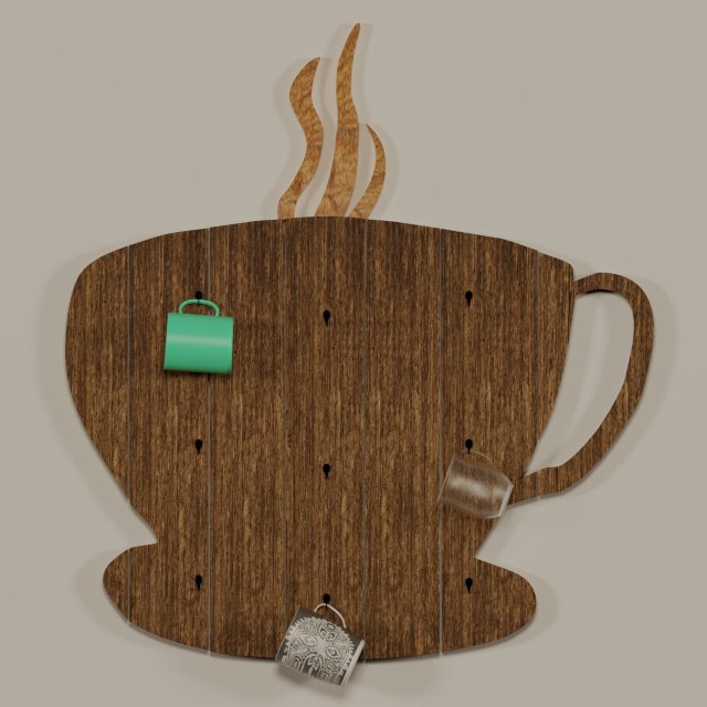 cup holders 3D Модель .c4d .max .obj .3ds .fbx .stl .blend 