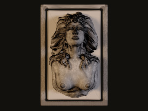 monastery statue of the greek goddess 3D Модель