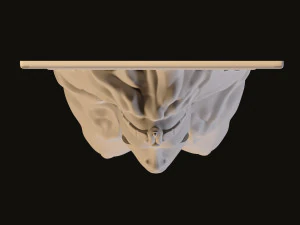 monastery statue of the greek goddess 3D Model