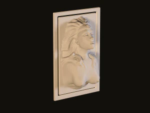 monastery statue of the greek goddess 3D Model