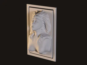 monastery statue of the greek goddess 3D Model
