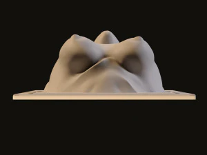 monastery statue of the greek goddess 3D Model