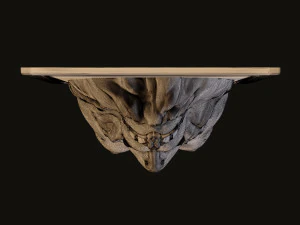 monastery statue of the greek goddess 3D Model