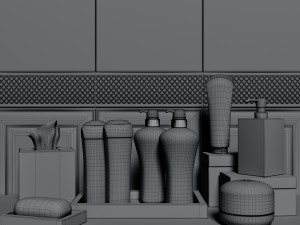 set for shampoos 3D Модель