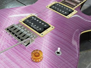 guitar m600t 3D Model