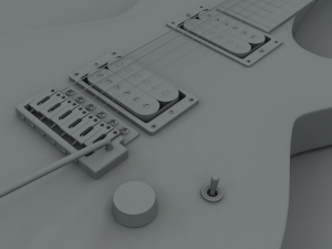 guitar m600t 3D Model