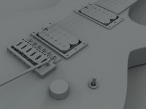 guitar m600t 3D Model