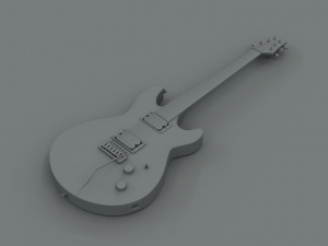 guitar m600t 3D Model