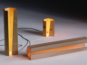 modern wood lamp 3D Model
