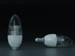 osram led estrella cl&aacute;sica b Modelo 3D