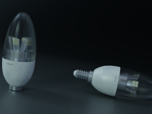 osram led star classic b 3D 模型