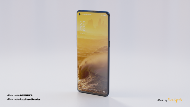 oppo reno 4 pro 3Dモデル .c4d .max .obj .3ds .fbx .stl .blend 
