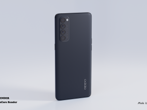oppo reno 4 pro 3Dモデル