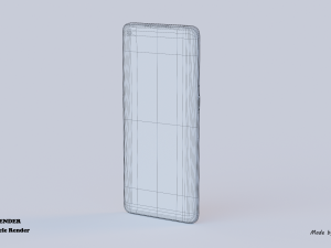 oppo reno 4 pro 3Dモデル