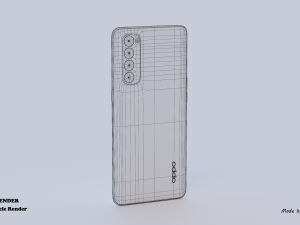 oppo reno 4 pro 3Dモデル