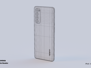 oppo reno 4 pro 3Dモデル