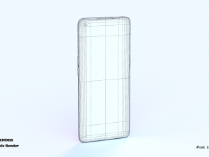oppo reno 4 pro 3Dモデル