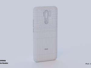 xiaomi poco m2 3D 模型
