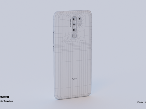 xiaomi poco m2 3D 模型