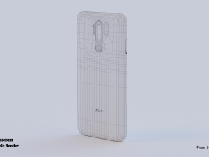 xiaomi poco m2 3D 模型