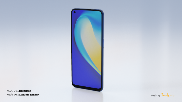 realme 7 3D मॉडल .c4d .max .obj .3ds .fbx .stl .blend 