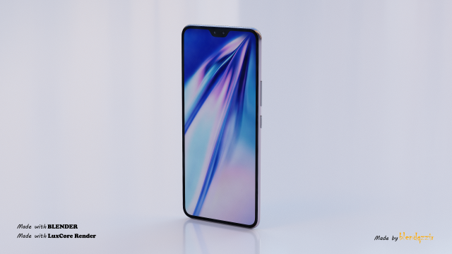 vivo s7 5g 3D Model .c4d .max .obj .3ds .fbx .stl .blend 