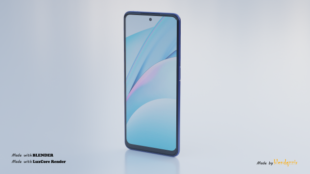 xiaomi mi 10t lite 5g Modèle 3D .c4d .max .obj .3ds .fbx .stl .blend 