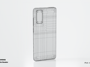samsung galaxy s20 fe 3Dモデル