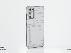 samsung galaxy s20 fe 3Dモデル
