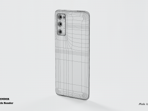 samsung galaxy s20 fe 3Dモデル