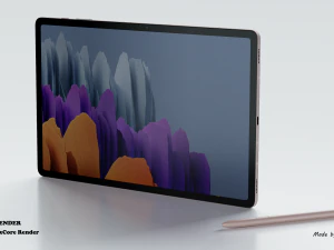 三星 Galaxy Tab S7 Plus 5G 3D 模型