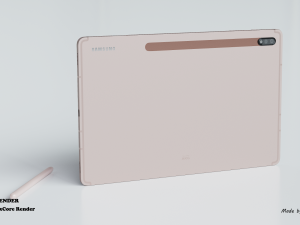 samsung galaxy tab s7 plus 5g 3D 模型