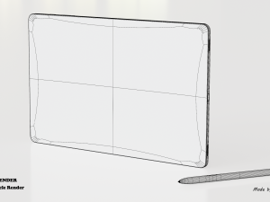 samsung galaxy tab s7 plus 5g 3D 模型