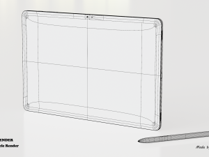 samsung galaxy tab s7 plus 5g 3D 模型