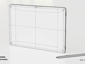 samsung galaxy tab s7 plus 5g 3D Model