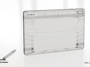 samsung galaxy tab s7 plus 5g 3D Model
