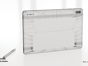 samsung galaxy tab s7 plus 5g 3D 模型