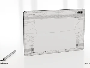 samsung galaxy tab s7 plus 5g 3D Model