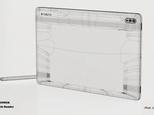 samsung galaxy tab s7 plus 5g 3D Model