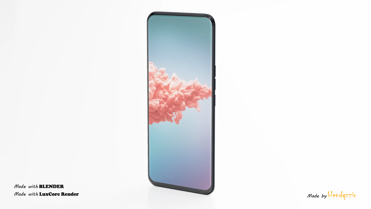 zte axon 20 plus 5g 3D Model .c4d .max .obj .3ds .fbx .stl .blend