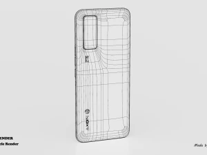 zte axon 20 plus 5g 3D Model