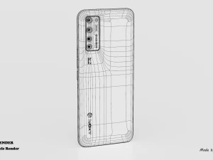 zte axon 20 plus 5g 3D Model