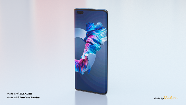 huawei mate 40 rs 5g Modelo 3D .c4d .max .obj .3ds .fbx .stl .blend 